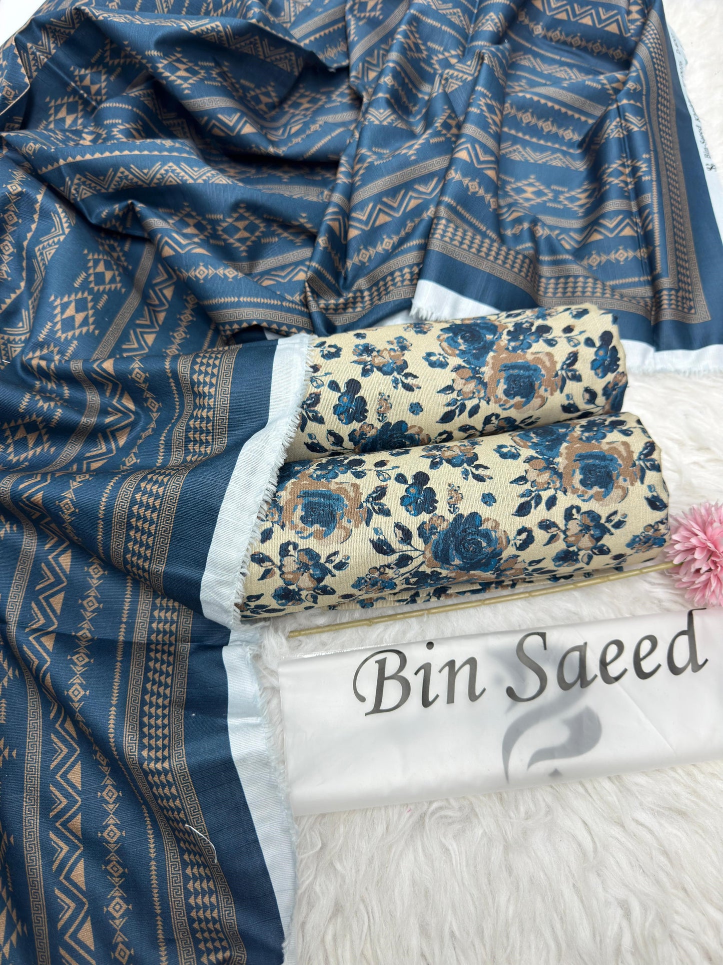 Women 3 piece unstitched - formal wear