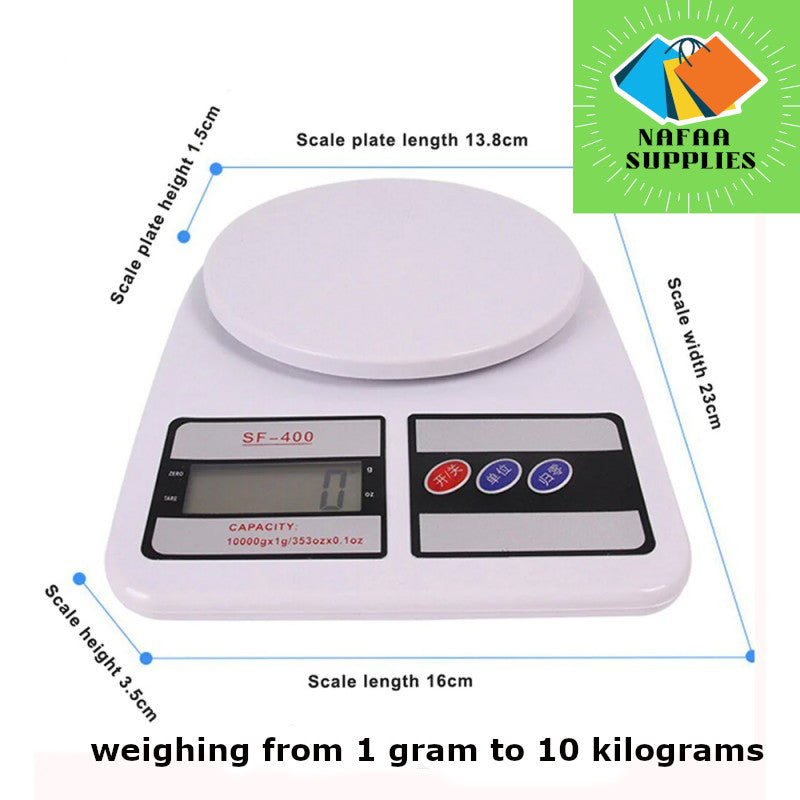 Digital Scale weighs from 1 gm to 10 kg (ITEM CODE-K-0001)