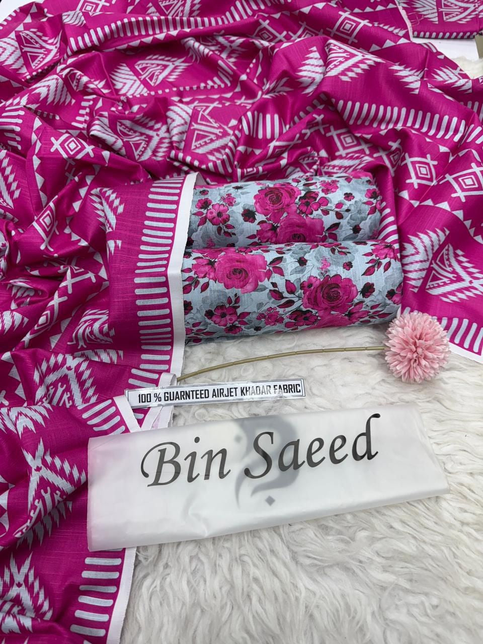 Women 3 piece unstitched - formal wear