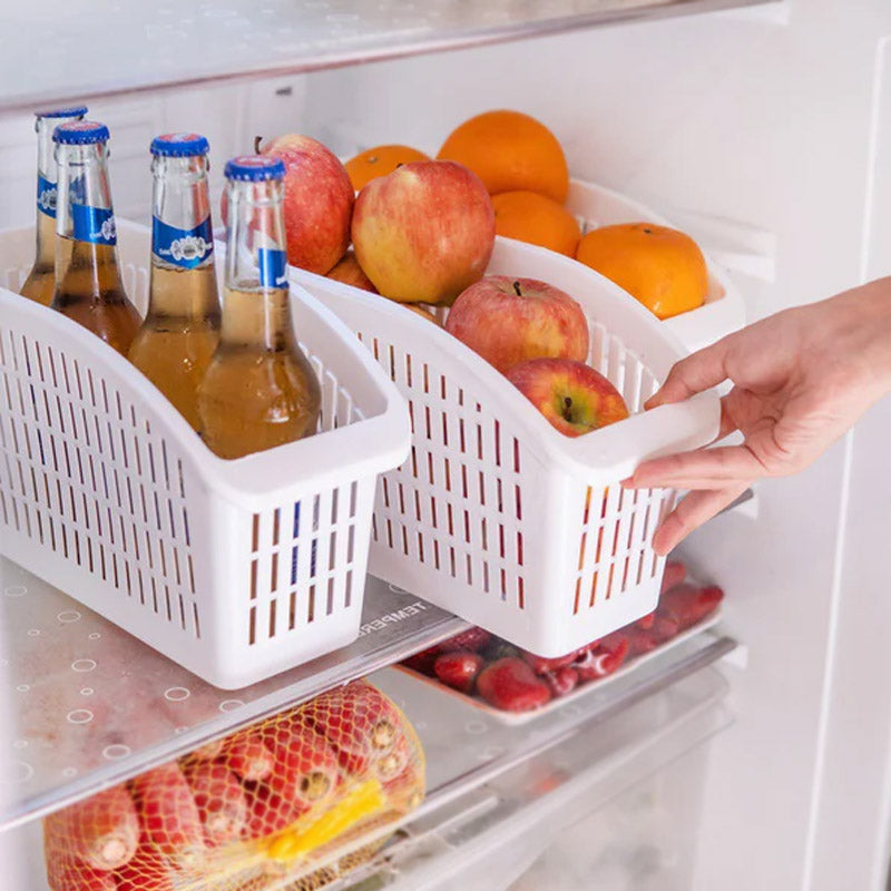 3 to 5 PCS Fruit Storage Containers Baskets for Fridge with Removable Colander, Food Storage basket, Produce Saver Container for Refrigerator, Keep Berry Fruit Vegetable Fresh Longer