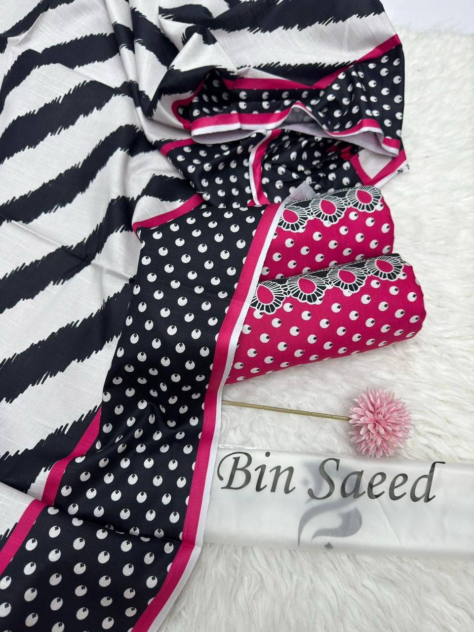 Women 3 piece unstitched - formal wear