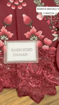 HEAVY EMBROIDERED LAWN UNSTITCHED 3 PIECE