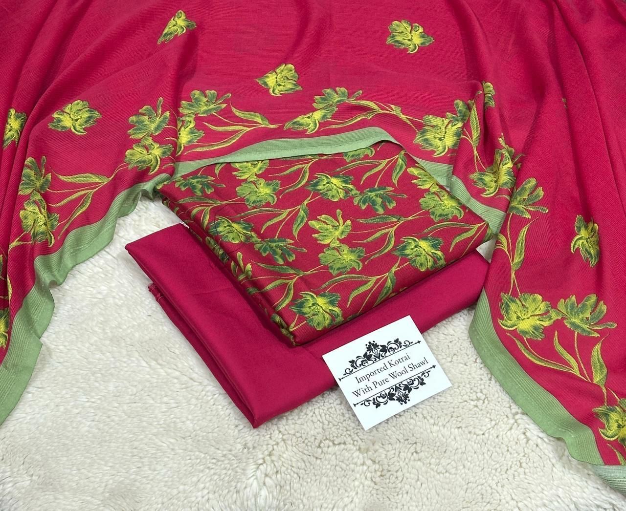 Women 3 piece unstitched - formal wear