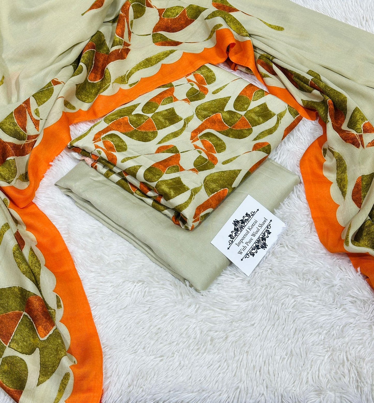 Women 3 piece unstitched - formal wear