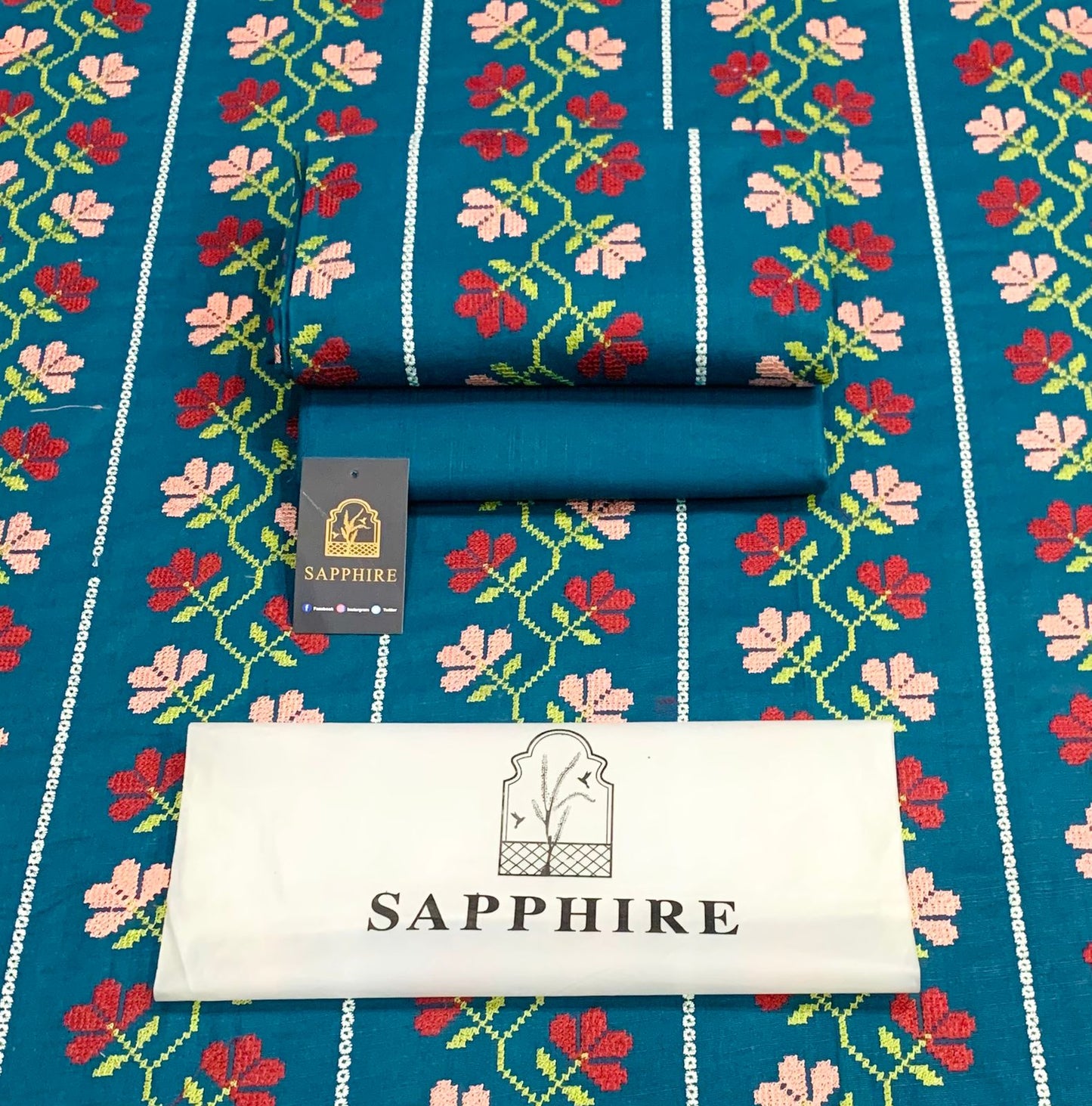 Women 3 piece unstitched - formal wear