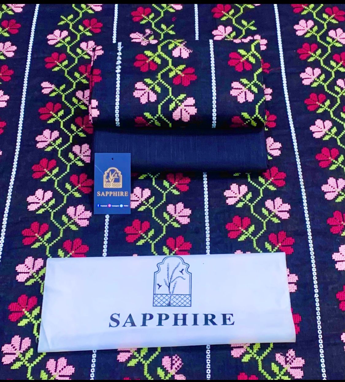 Women 3 piece unstitched - formal wear