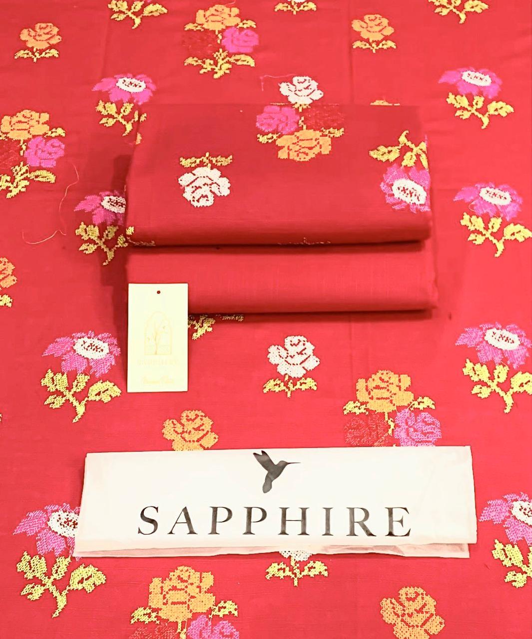 Women 3 piece unstitched - formal wear