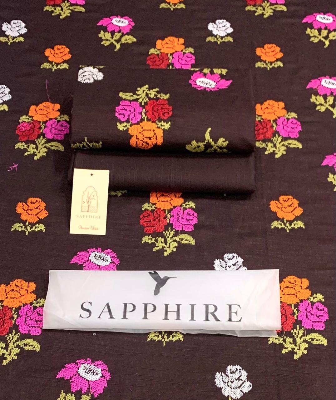 Women 3 piece unstitched - formal wear