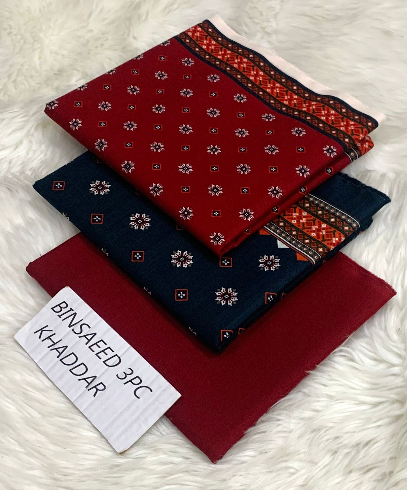 Women 3 piece unstitched - formal wear