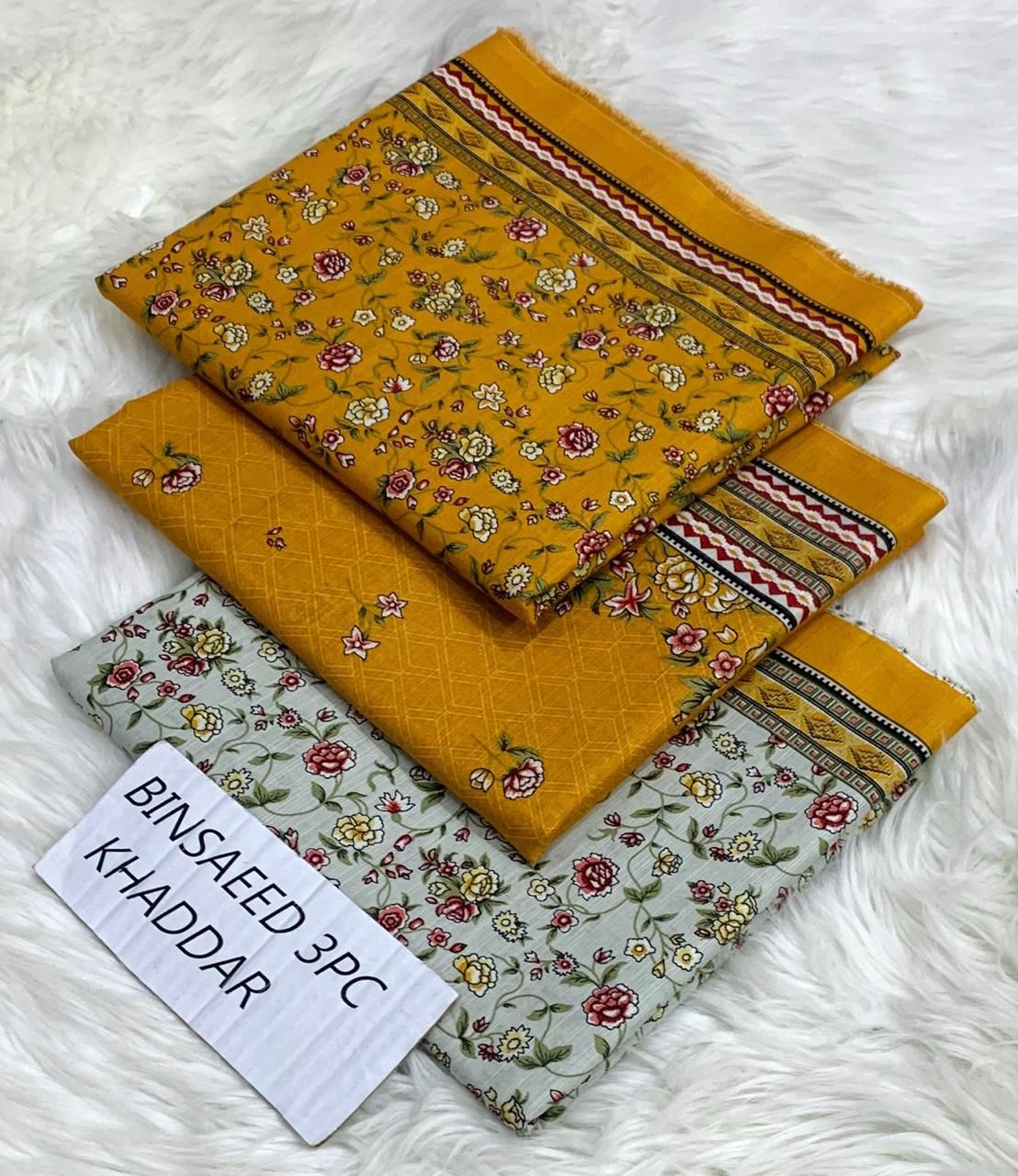 Women 3 piece unstitched - formal wear