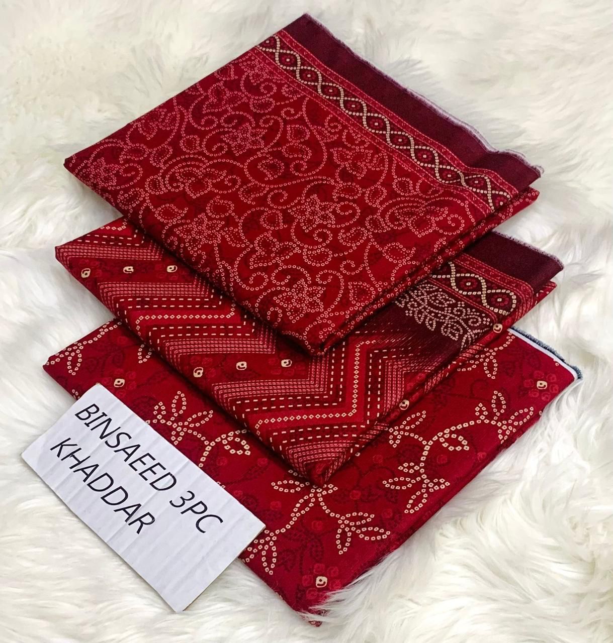 Women 3 piece unstitched - formal wear