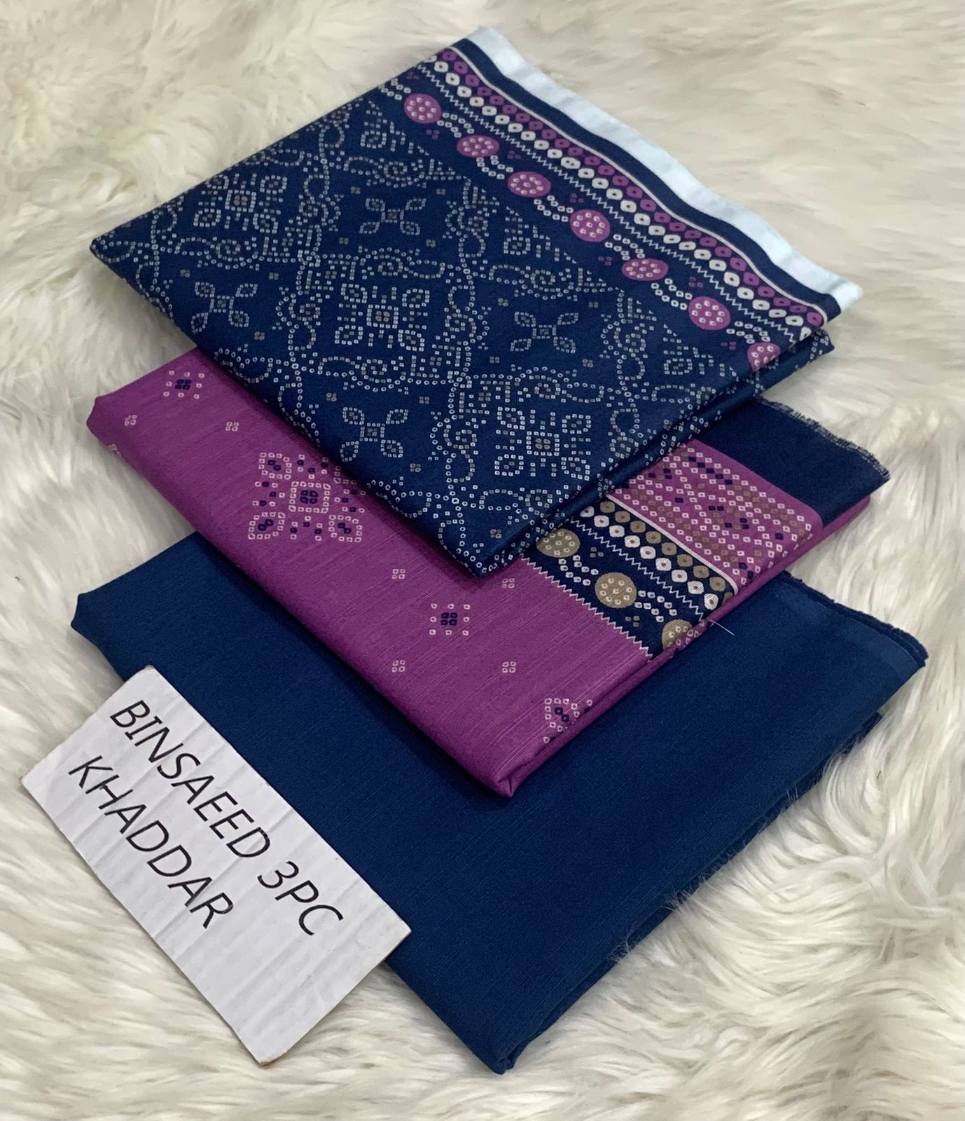 Women 3 piece unstitched - formal wear