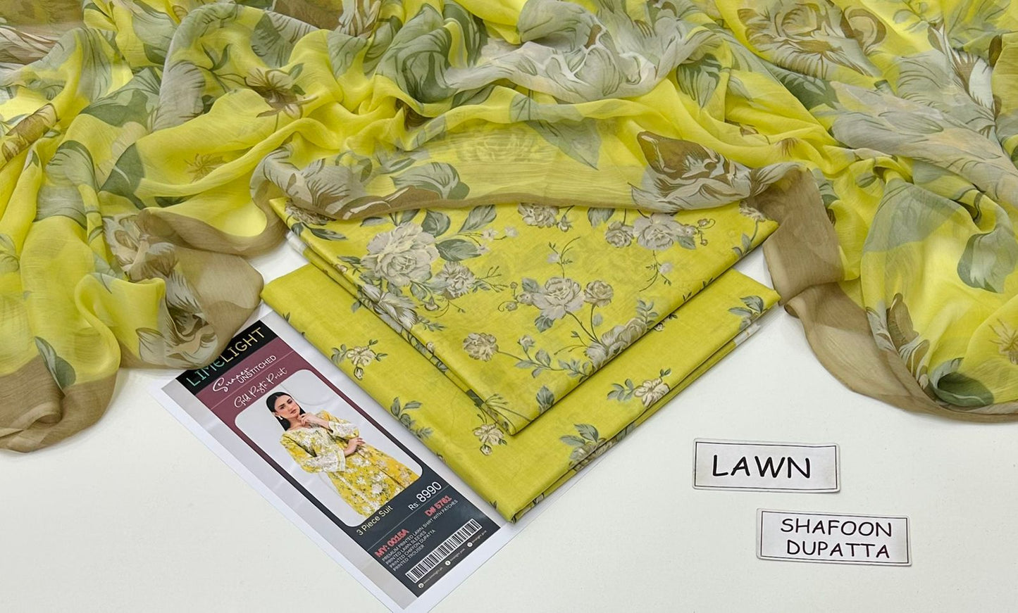 Printed Lawn Unstitched 3 Piece