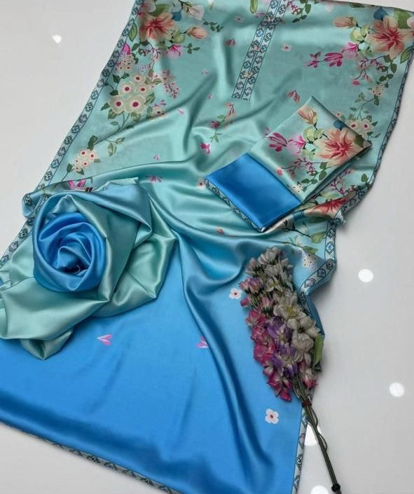 Women 3 piece unstitched - formal wear