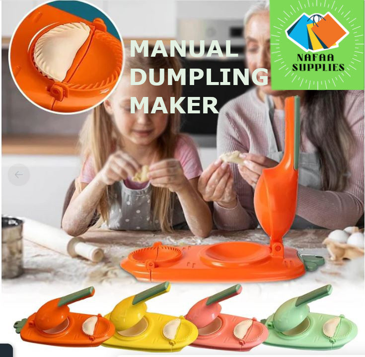 2 In 1 Manual Dumpling Maker Press ,Samosa and Wonton Maker , Kitchen Empanada Maker Press Mold Manual Pastry Dumpling Wrapper Machine for Chinese Food, Empanada, Ravioli, Pierogi, Hand Pie