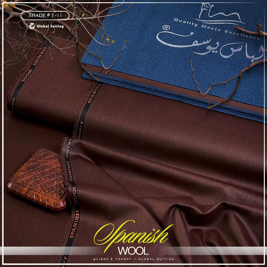 Men Winter Wear Unstitched 2 PC