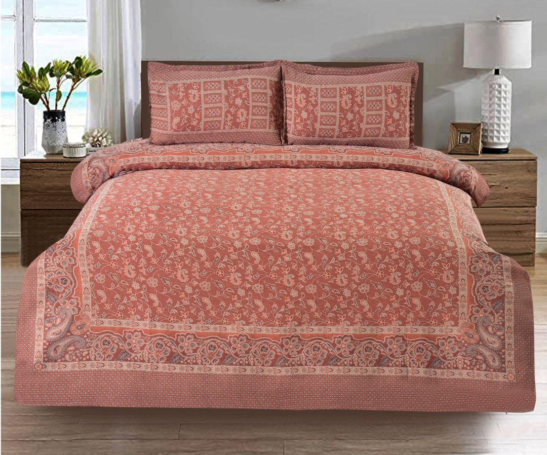 King Size Double Bedsheet Khaddar 100% Cotton