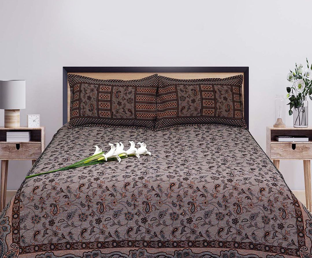 King Size Double Bedsheet Khaddar 100% Cotton