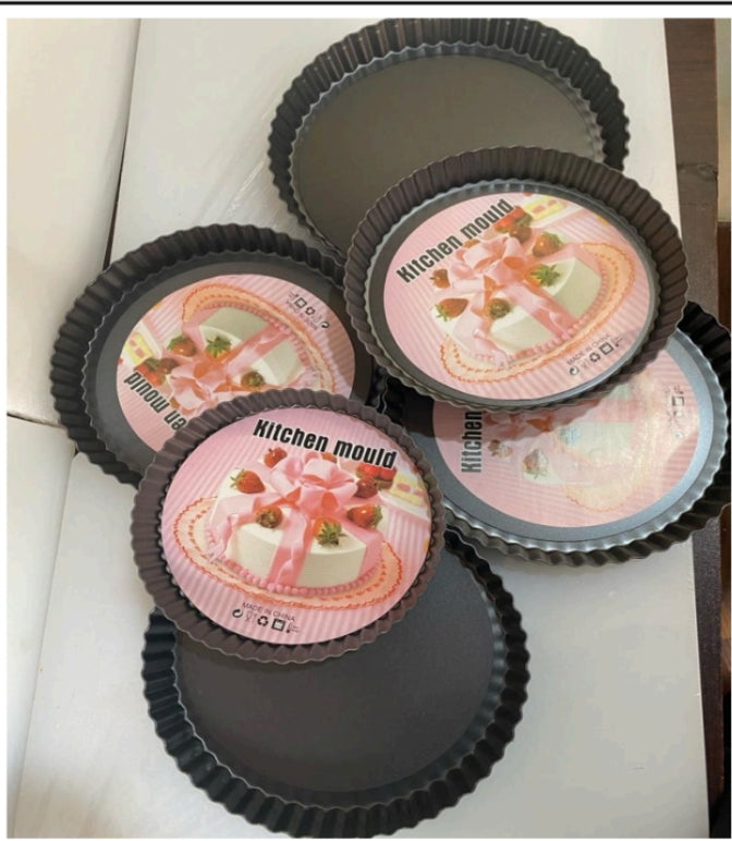 Baking Cake Pan Removable Bottom Flower Shape (medium)