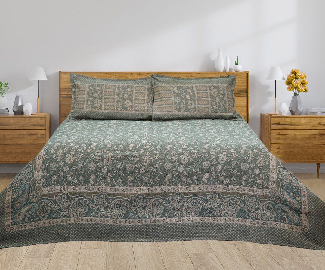King Size Double Bedsheet Khaddar 100% Cotton