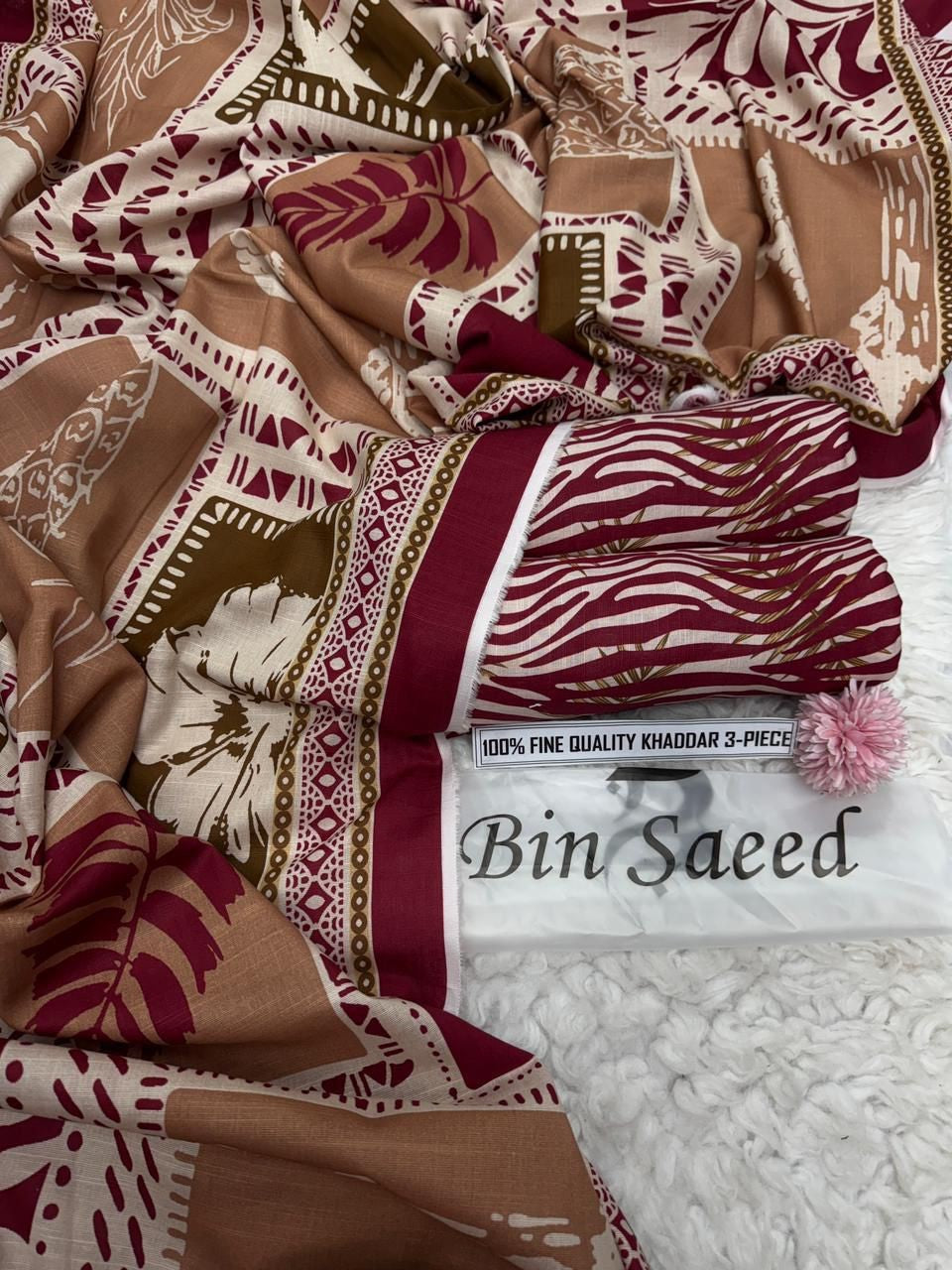 Women 3 piece unstitched - formal wear