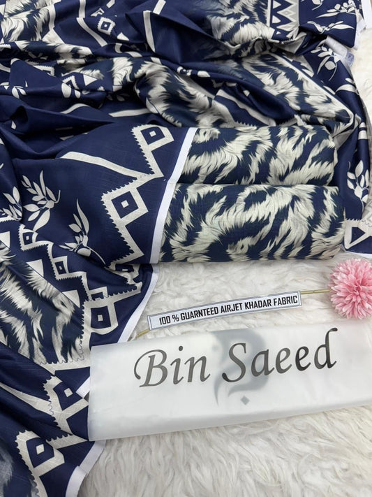 Women 3 piece unstitched - formal wear