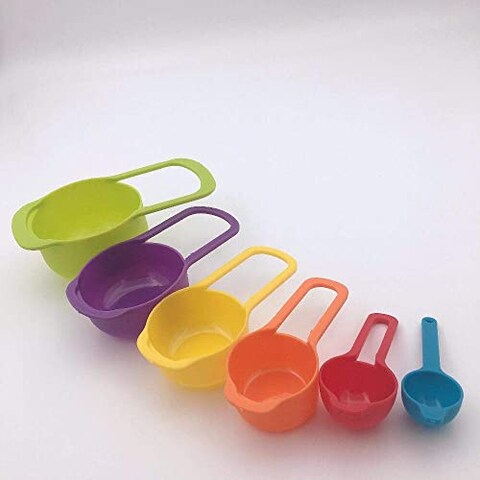 Measuring Spoons and cups with Scale 6 piece Set