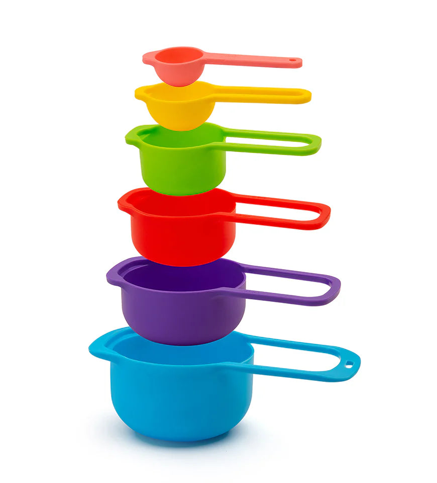 Measuring Spoons and cups with Scale 6 piece Set
