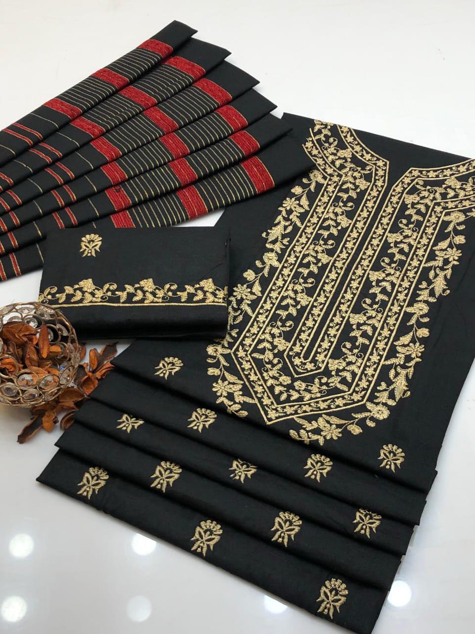 Women 3 piece unstitched - formal wear