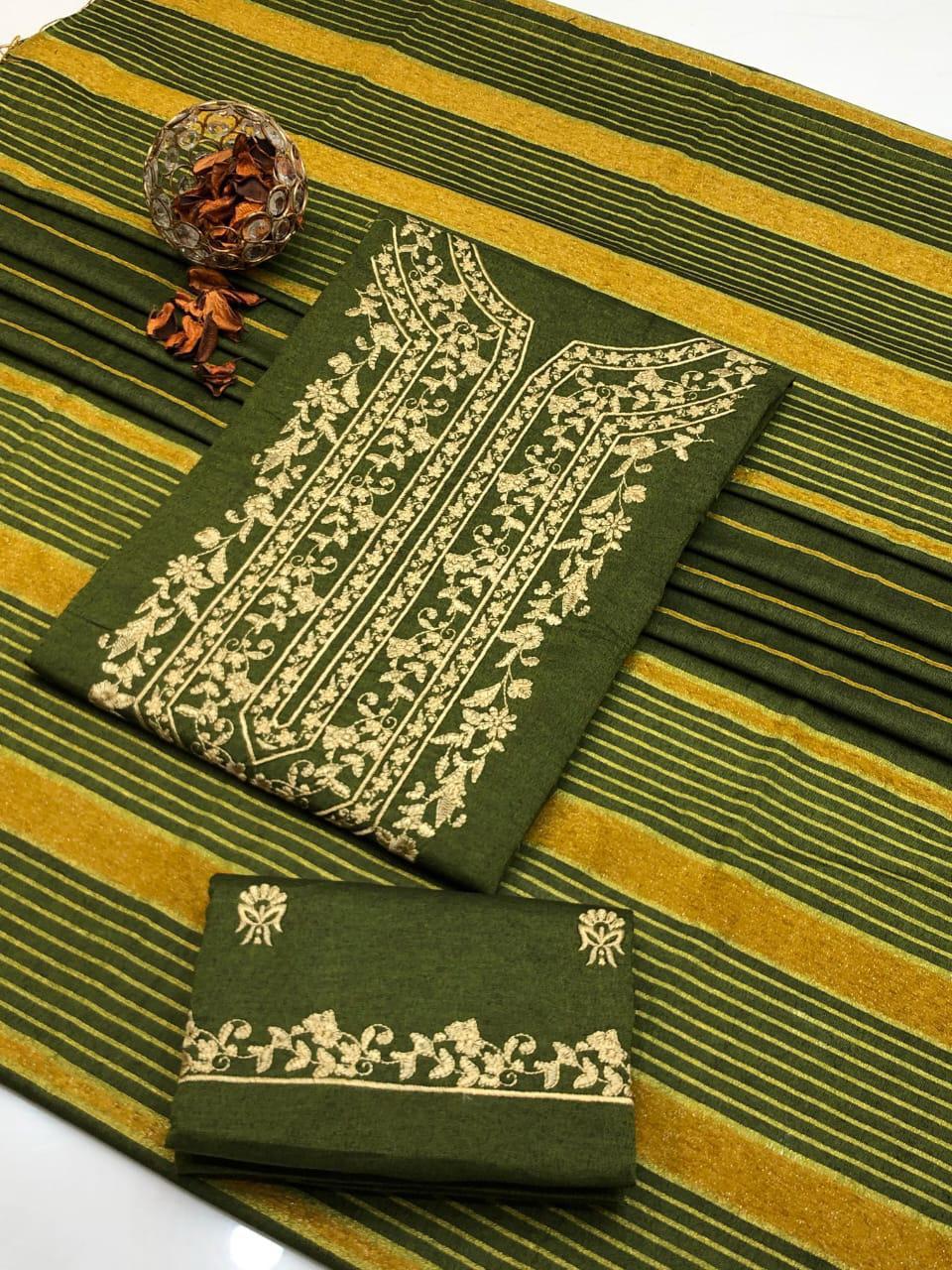 Women 3 piece unstitched - formal wear