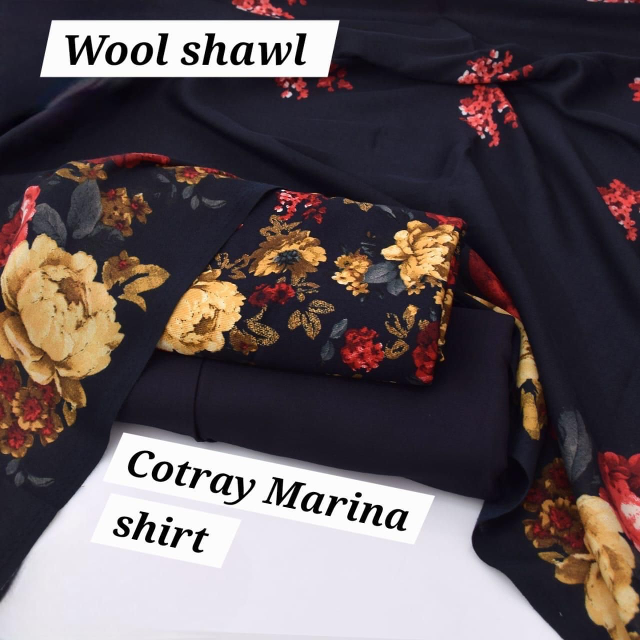 Women 3 piece unstitched - formal wear