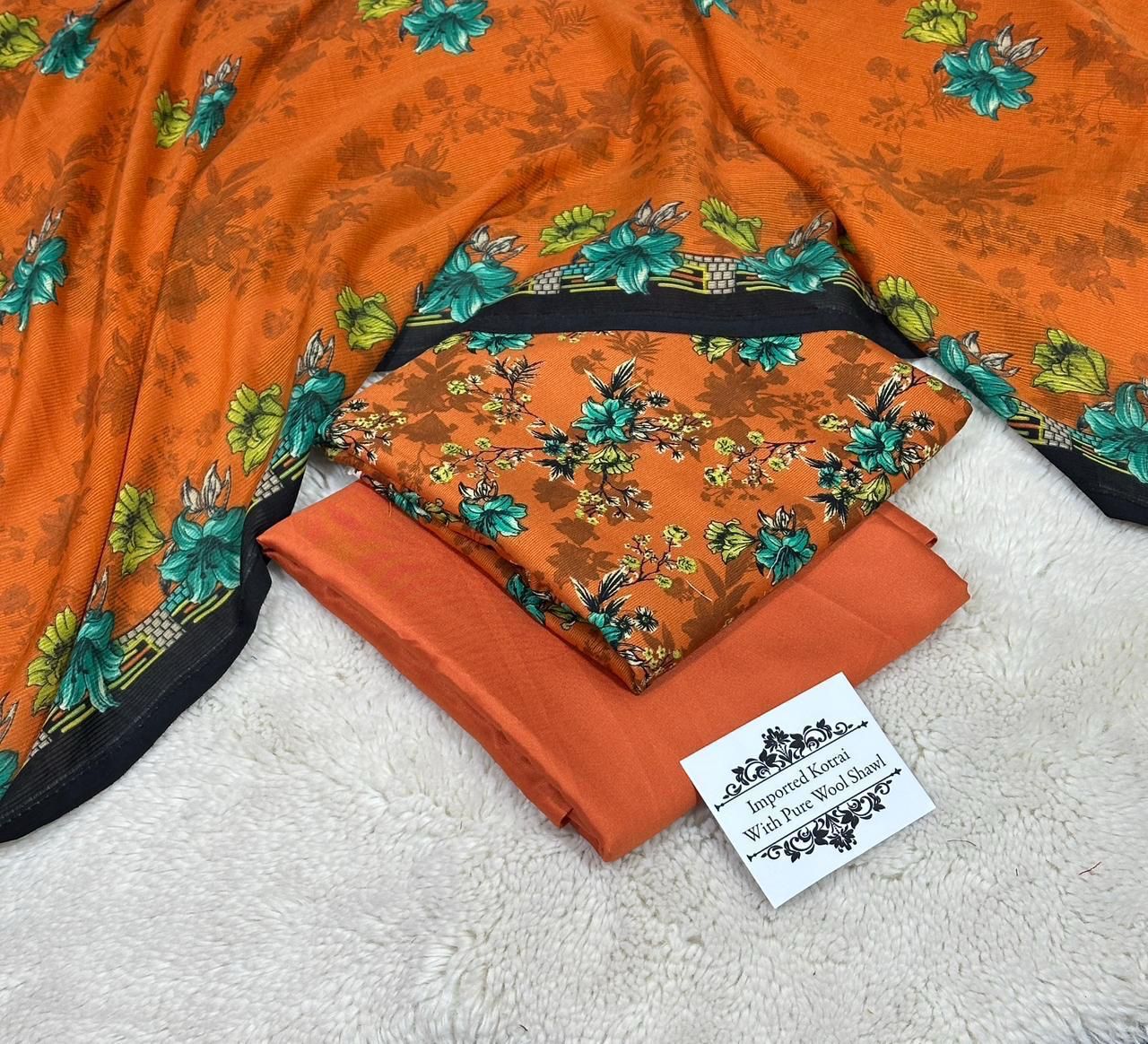 Women 3 piece unstitched - formal wear