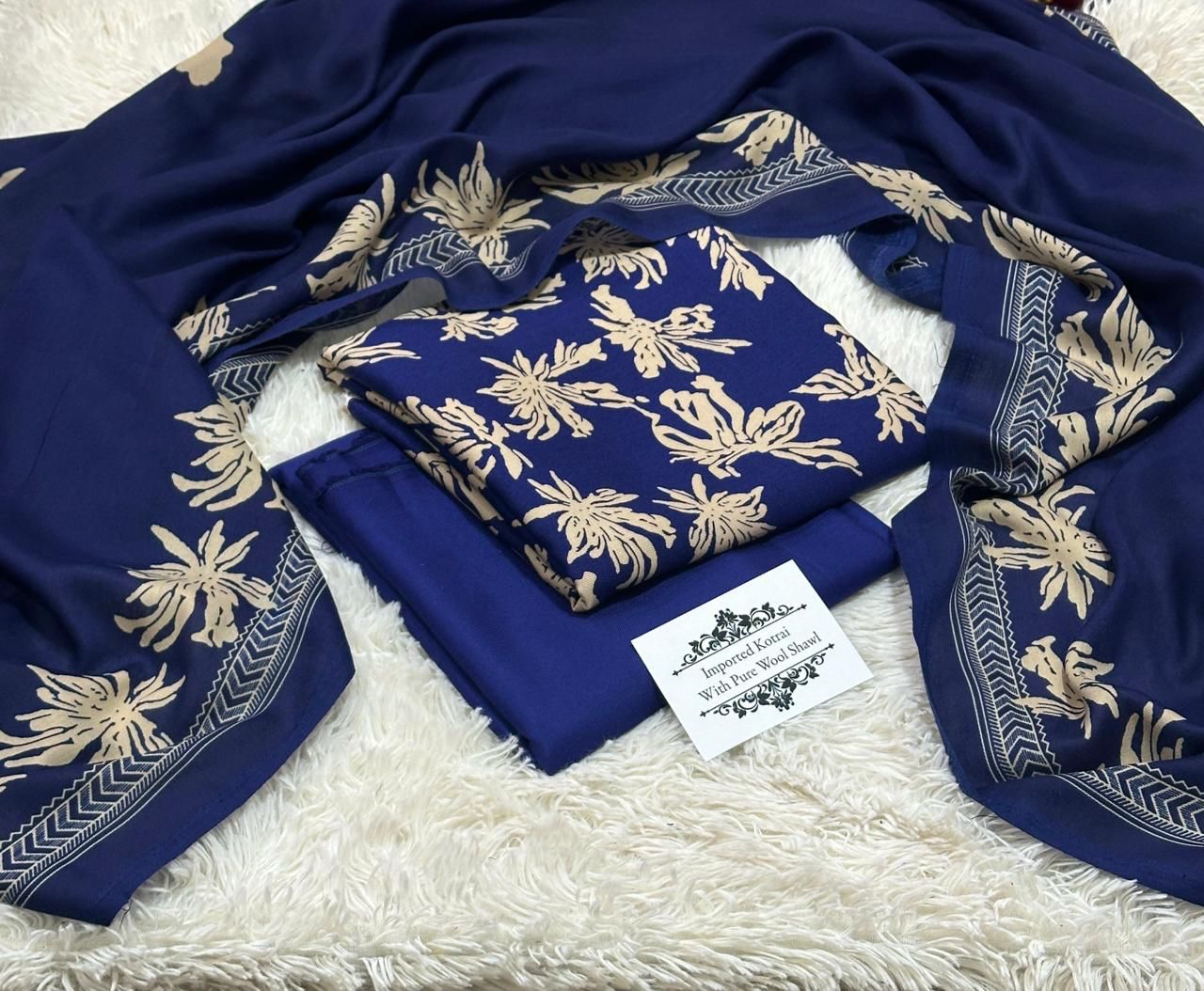 Women 3 piece unstitched - formal wear