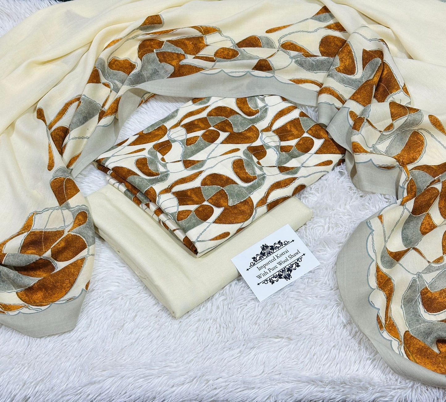 Women 3 piece unstitched - formal wear