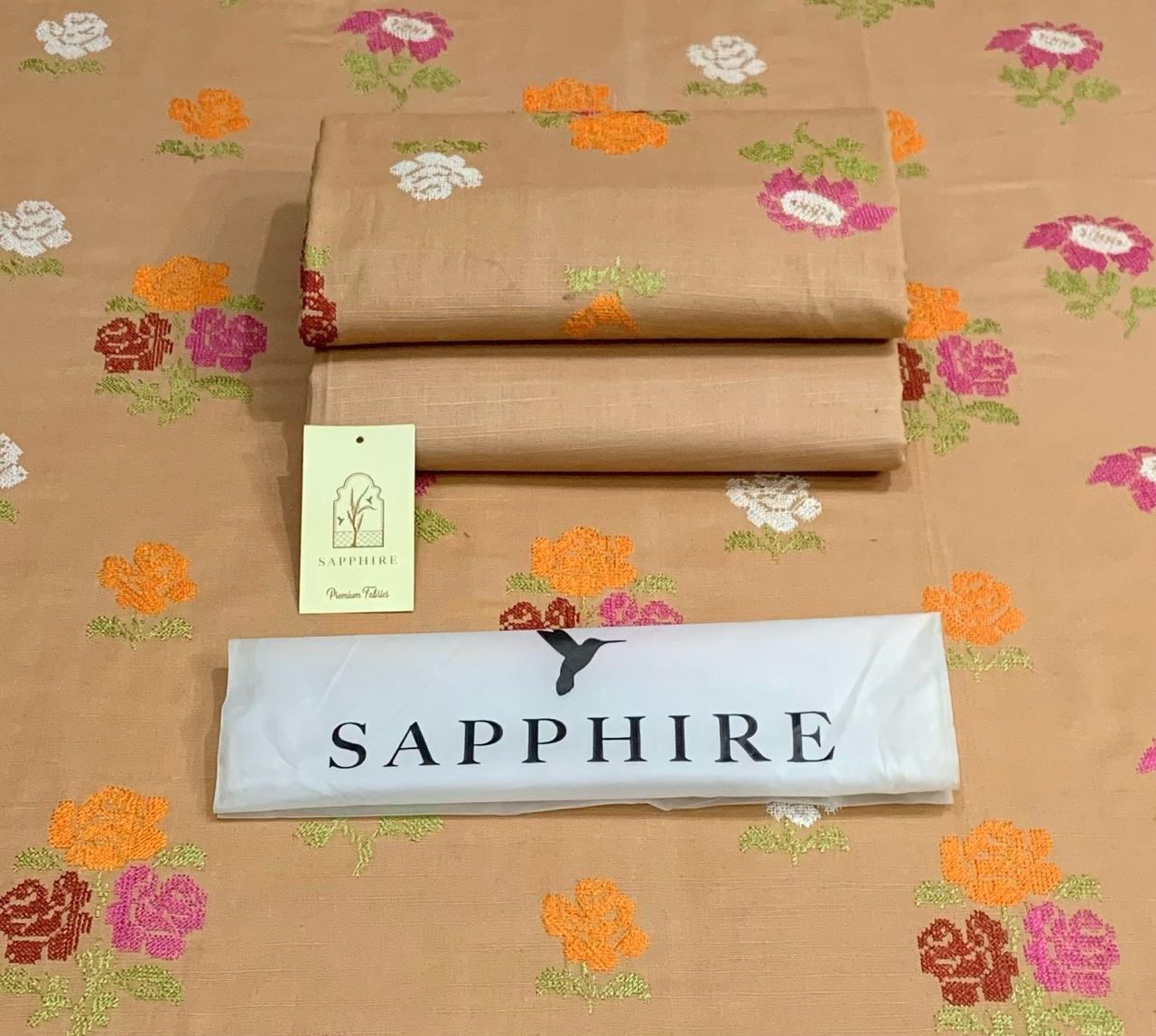 Women 3 piece unstitched - formal wear