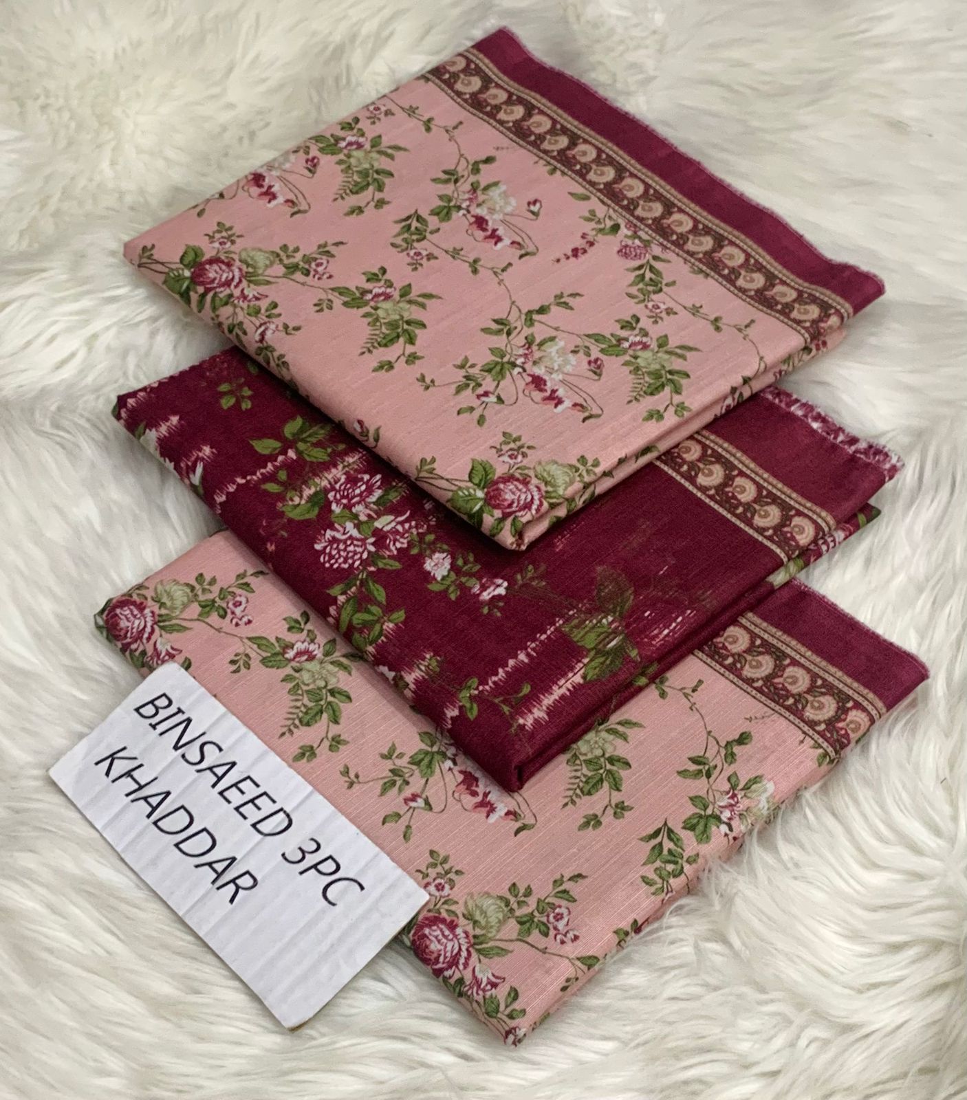 Women 3 piece unstitched - formal wear