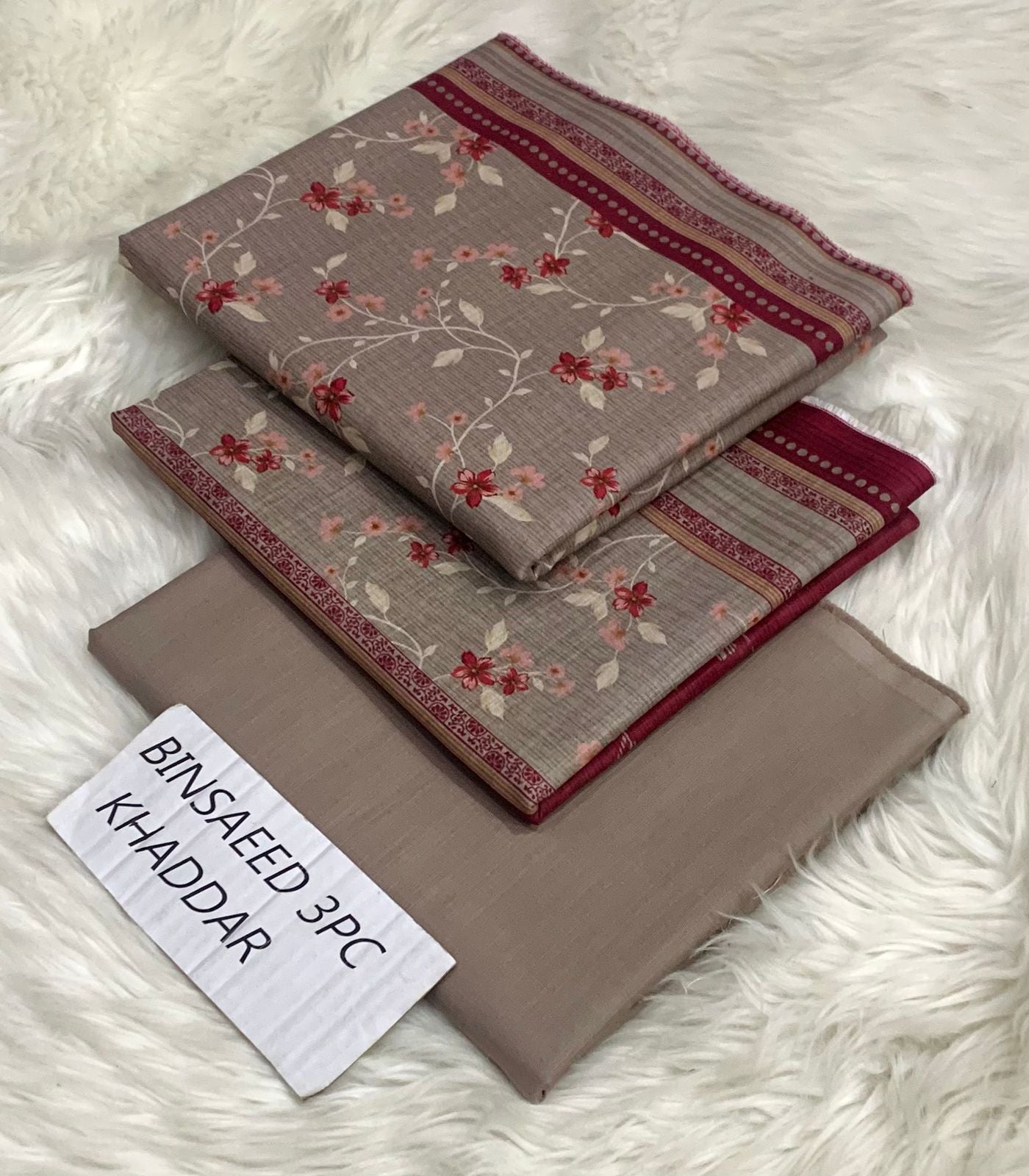 Women 3 piece unstitched - formal wear