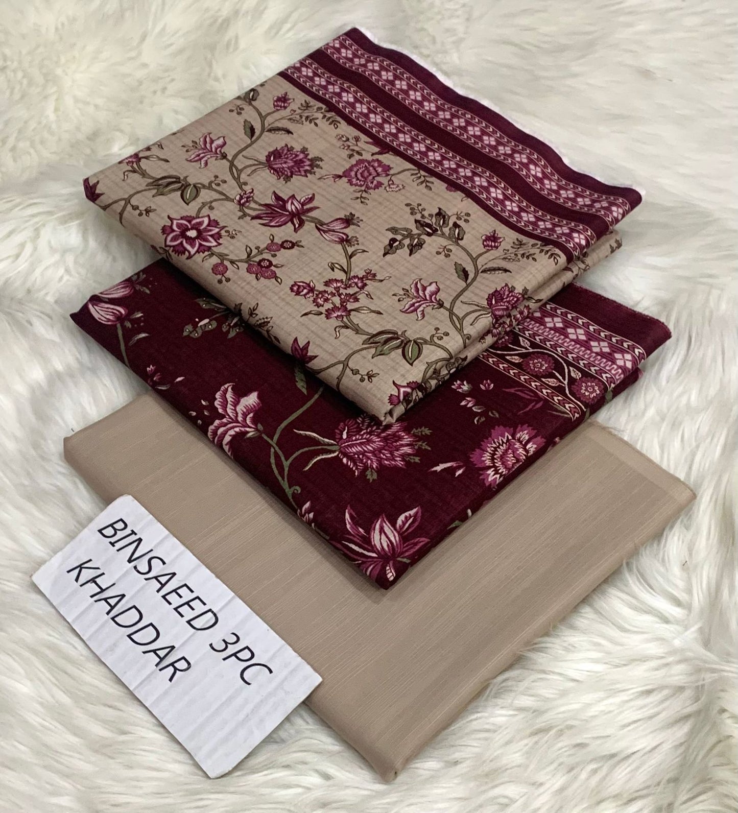 Women 3 piece unstitched - formal wear