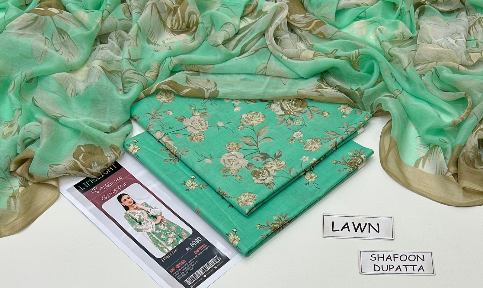 Printed Lawn Unstitched 3 Piece