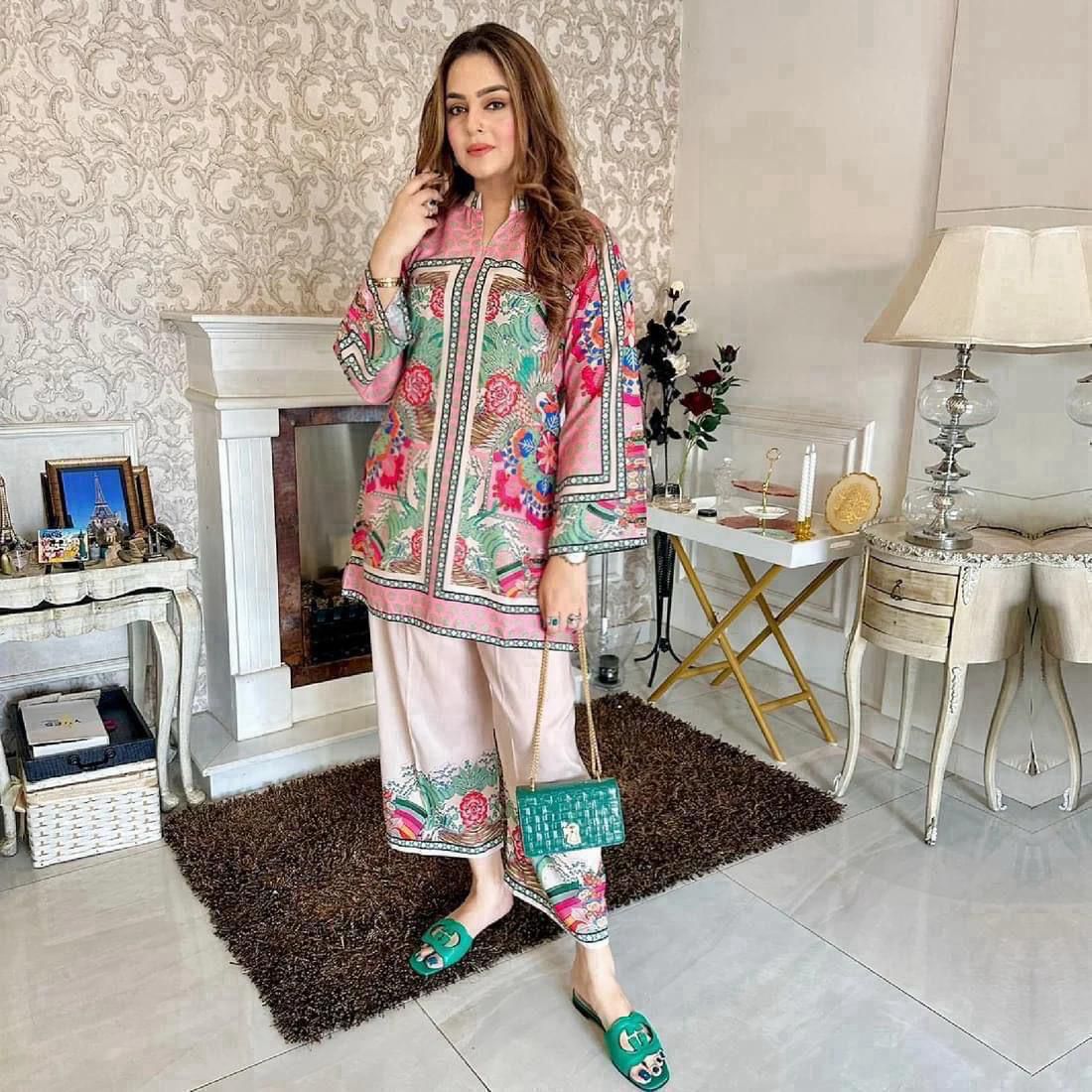 Women 3 piece unstitched - formal wear