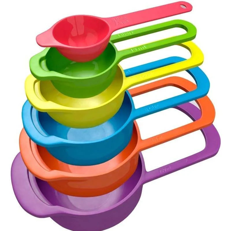 Measuring Spoons and cups with Scale 6 piece Set