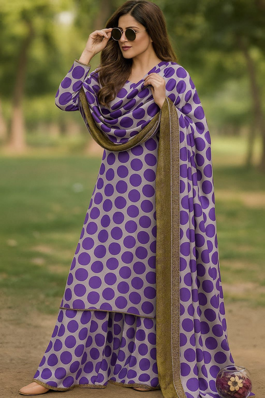 Women 3 piece unstitched - formal wear