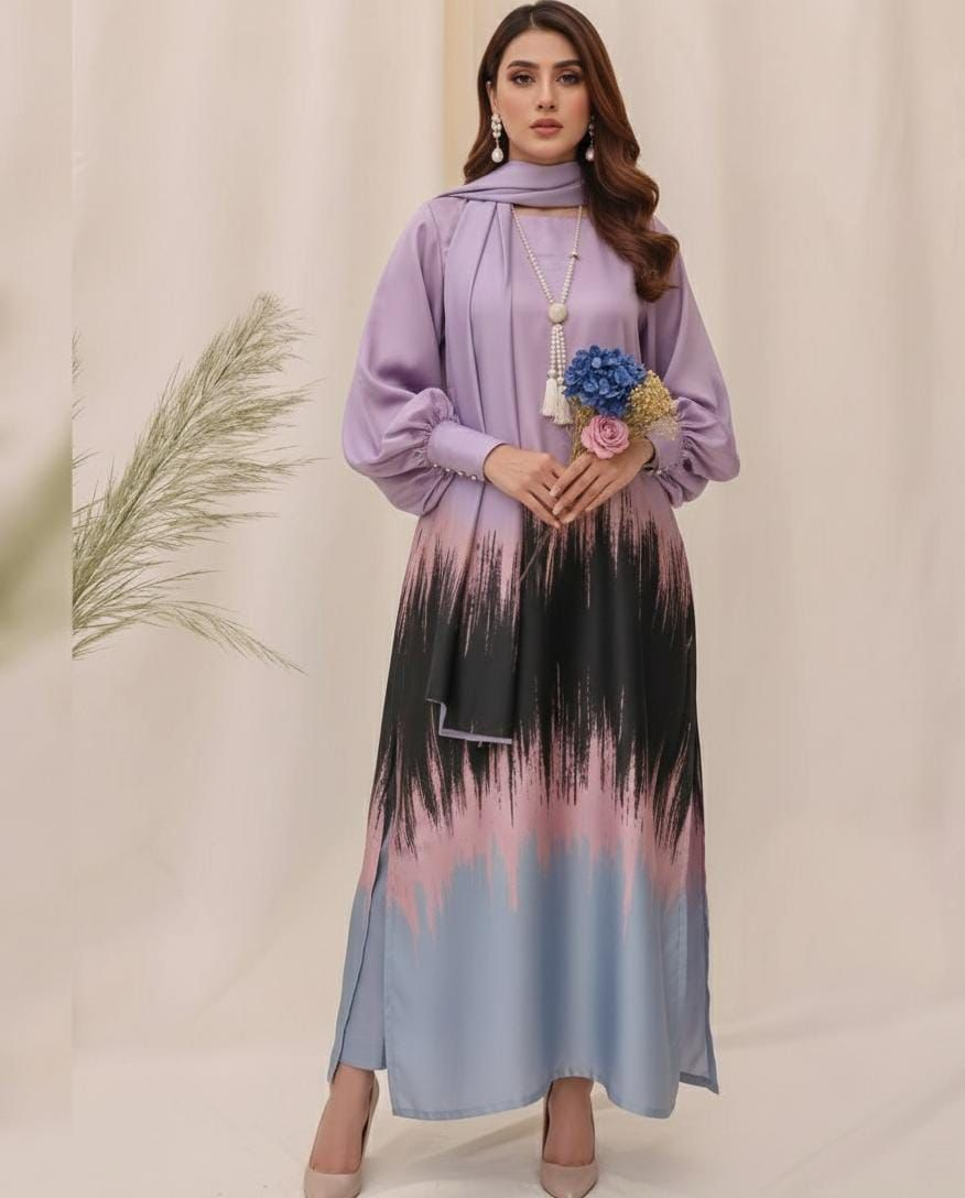 Women 3 piece unstitched - formal wear