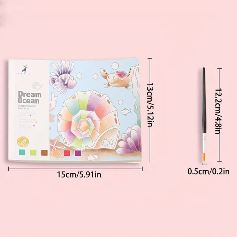 PAINT WITH WATER - DRAW WITH EACH STROKE CREATE ART for kids ( single)