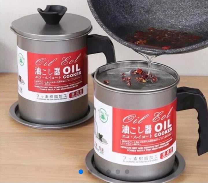 Fryer Oil Filter Pot Stainless Steel