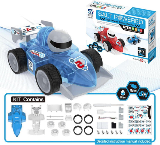 Diy STEM Racing Car powered by Salt Water Solution Kit.