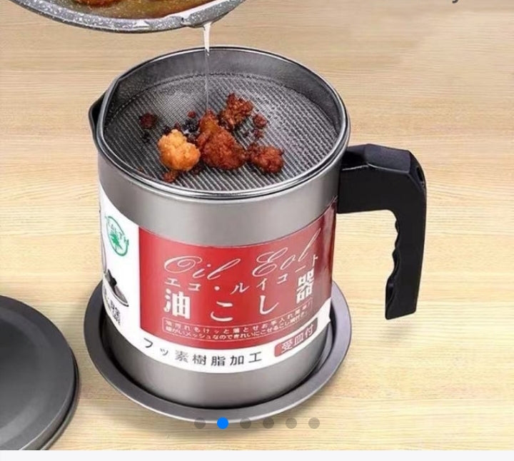 Fryer Oil Filter Pot Stainless Steel