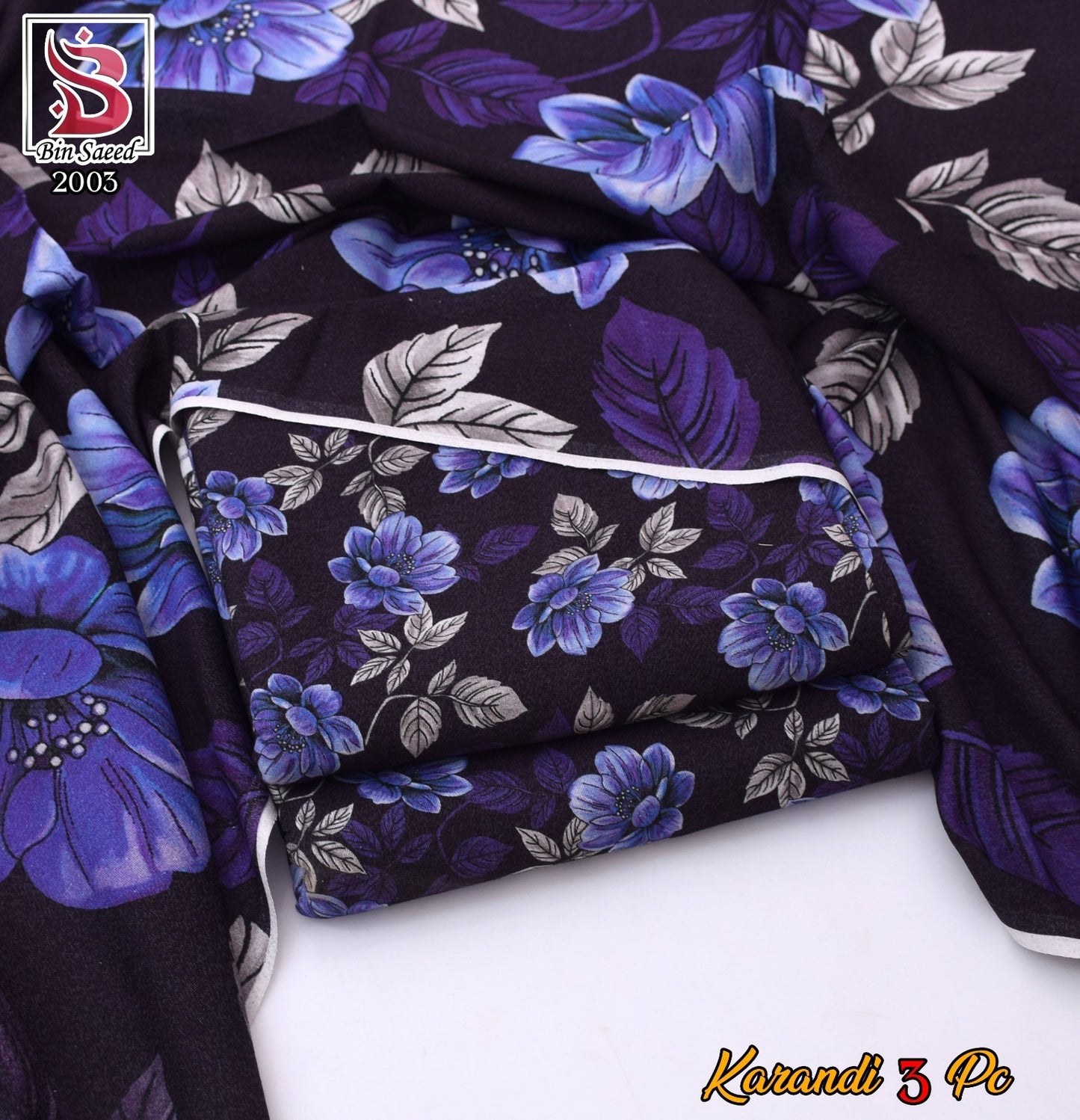 Women 3 piece unstitched - formal wear