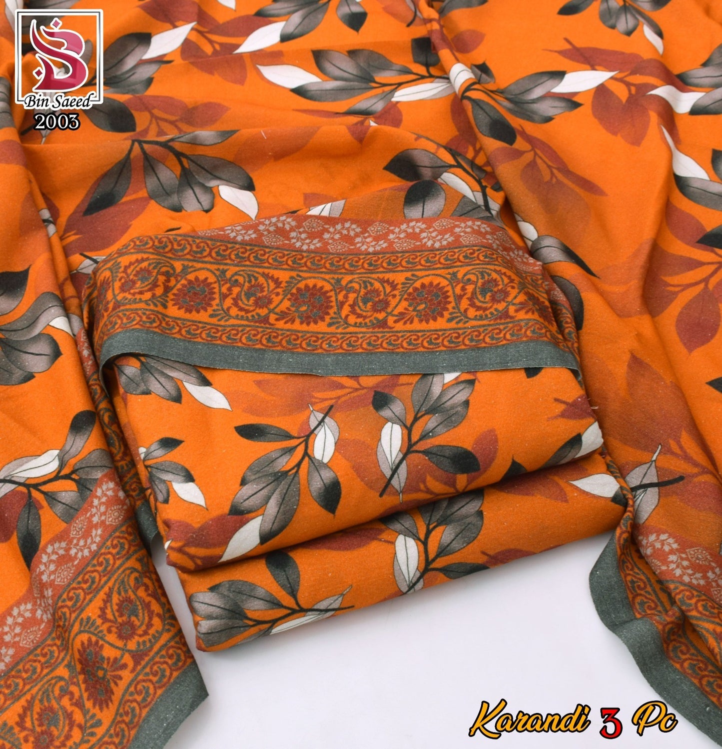 Women 3 piece unstitched - formal wear